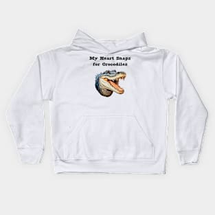 Australian Salt Water Crocodile Kids Hoodie